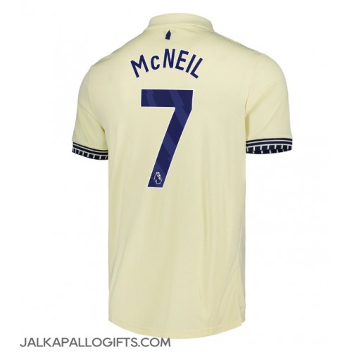 Everton Dwight McNeil #7 Vieraspaita 2025-26 Lyhythihainen